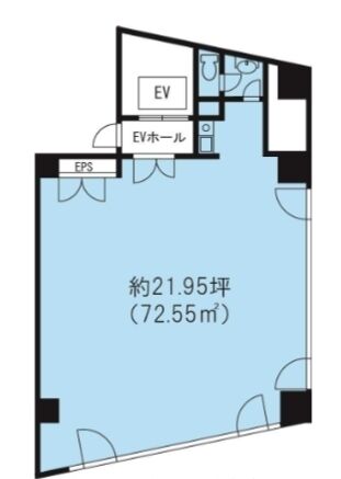御茶ノ水クロスビル 6階601 平面図