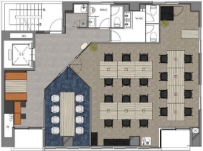 MIビル 4階 平面図