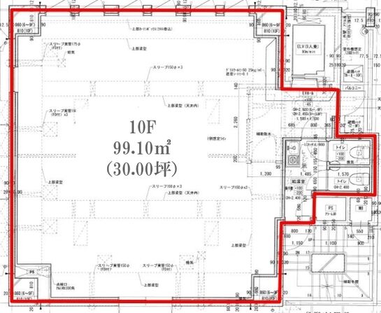 ティアラグレイス銀座タワー(Tiara Grace Ginza Tower) 10階 平面図
