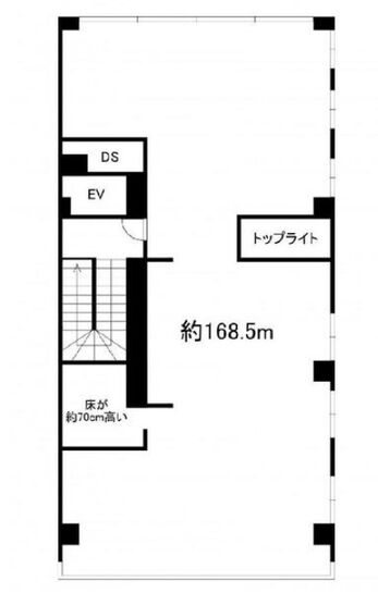 須賀ビル(品川区) 7階 平面図