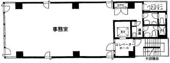 ACN秋葉原PLACE(旧:国際ビルディング) 8階 平面図
