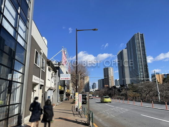 外堀通り沿い側　周辺風景