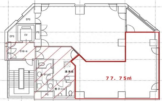 TK新都心ビル 7階 平面図