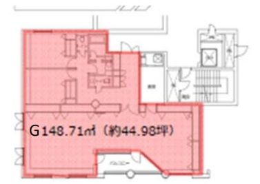 髙會堂（コウカイドウ）ビル 3階301 平面図