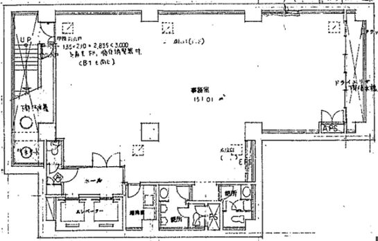 ACN築地242ビル B2階 平面図