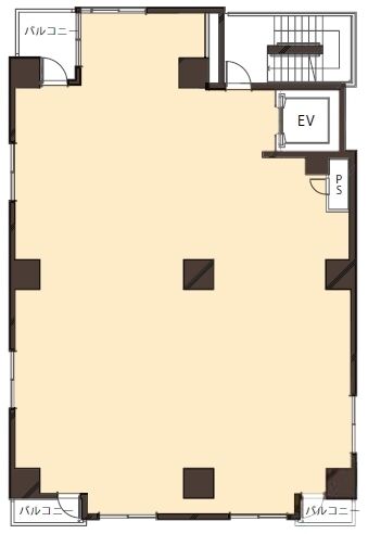 得水ビル 3階 平面図