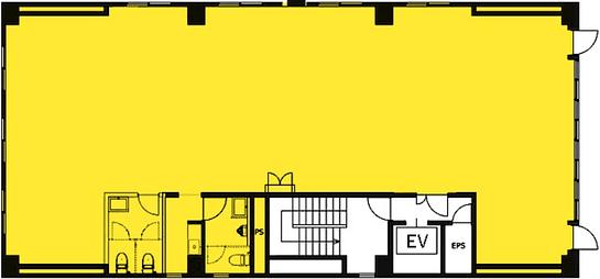 滋賀銀行東京事務所ビル 2階 平面図