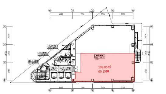 X-PRESS有楽町 9階 平面図