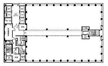 新宿三井ビルディング二号館 13階1303 平面図
