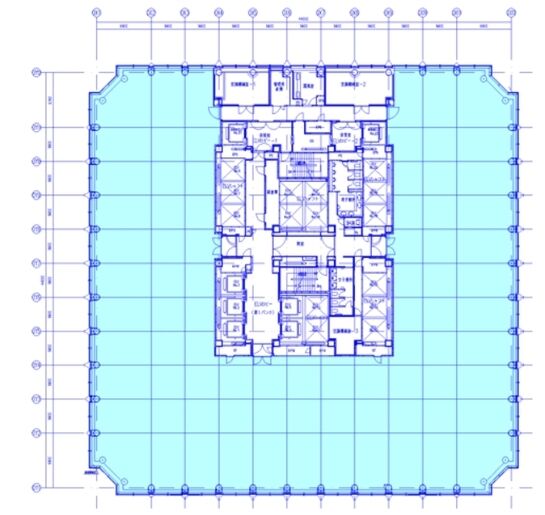 愛宕グリーンヒルズMORIタワー 25階 平面図