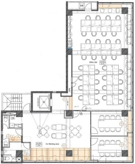 日本橋人形町プレイス(旧:日本橋岡村ビル) 4階 平面図