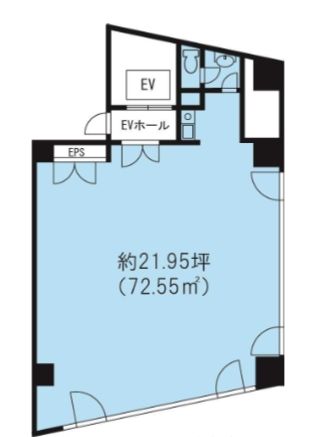 御茶ノ水クロスビル 8階801 平面図