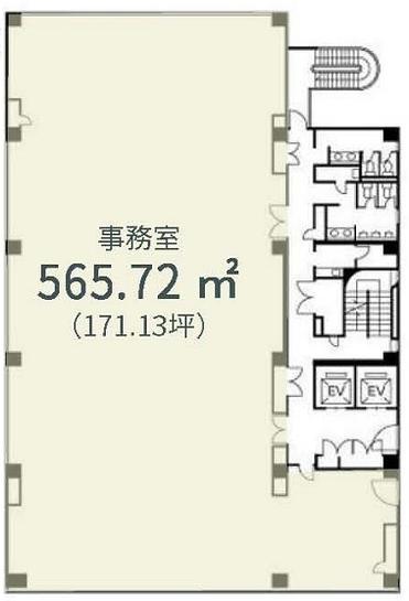 日建設計後楽園ビル 3階 平面図