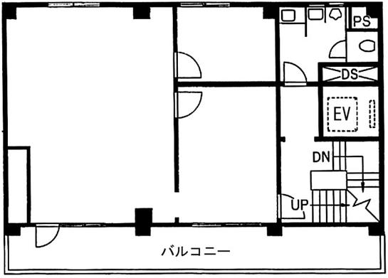 第2サンビル 6階 平面図