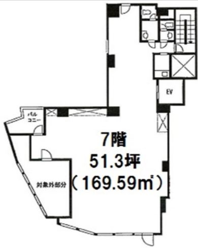 サウスタワー 7階 平面図