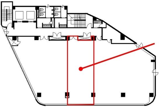 南品川Jビル 8階803 平面図