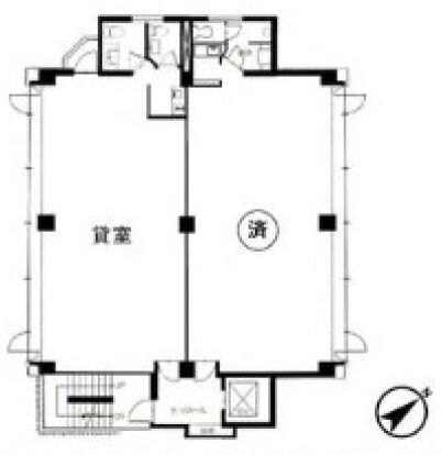 倉島渋谷ビル 3階301 平面図