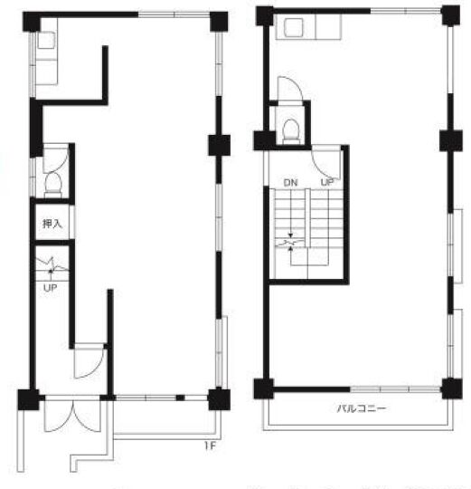 YK原宿ビル(YK Harajuku Build.) 地下1階~4階(一棟) 平面図