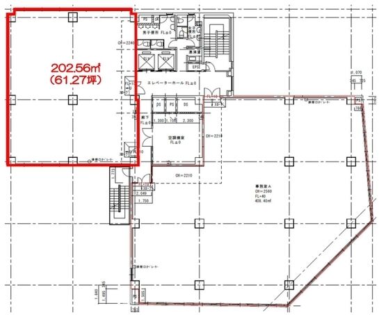 日幸五反田ビル 8階 平面図