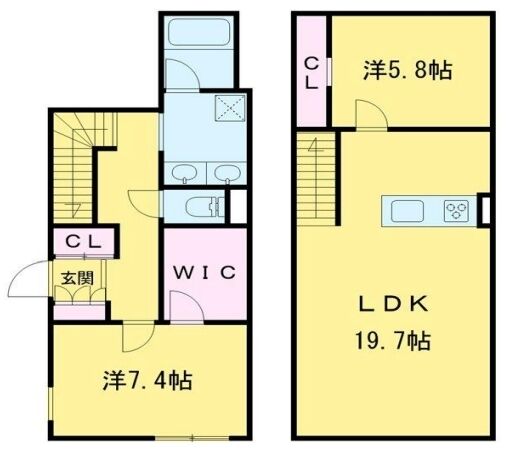 AC南青山 1階103 平面図