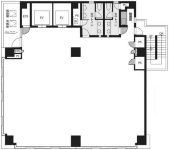 VORT浜松町Ⅱ 6階 平面図