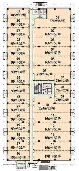 三井リンクラボ新木場2 1階05 平面図