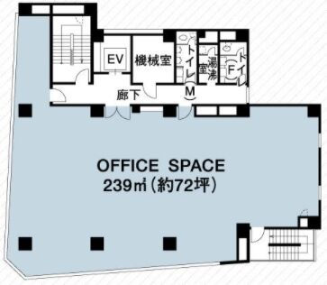 興和日東ビル 9階 平面図