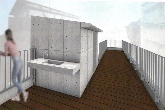 ※屋上テラス（イメージ）