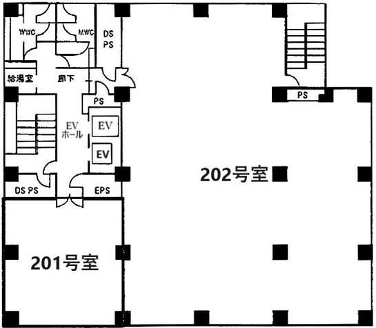 LUCID SQUARE YUSHIMA 2階202 平面図