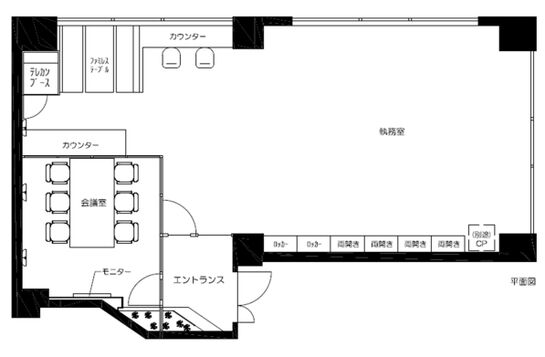 Daiwa麻布台ビル 2階 平面図