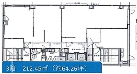 アパ三田芝公園駅前ビル 3階 平面図