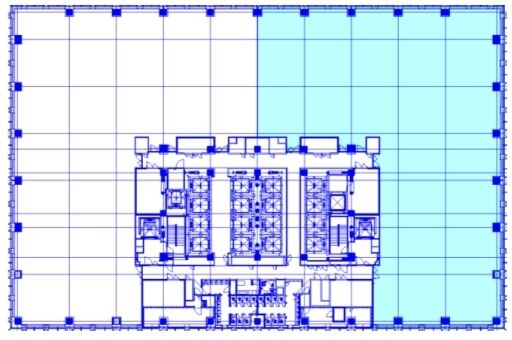 （仮称）明治安田新宿ビル 4階 平面図