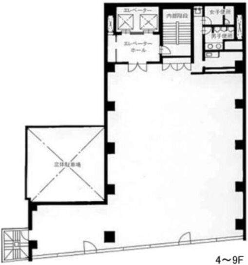 四谷トーセイビル 9階 平面図