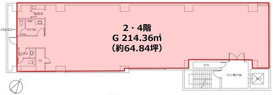 アクセスビル 4階 平面図