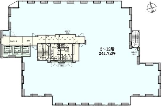 Daiwa秋葉原ビル 9階 平面図