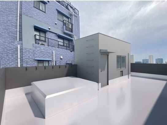 ※屋上イメージパース