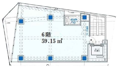 神南一丁目新築店舗ビル 6階 平面図