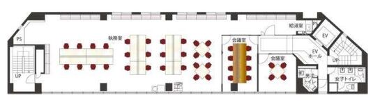 永田町グラスゲート 2階 平面図