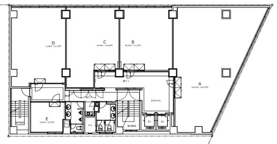 神田岩本町プラザビル 6階 平面図
