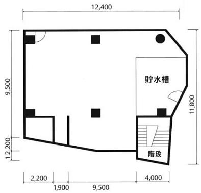 麹町Mビル 地下1階 平面図