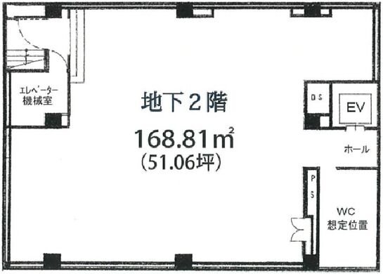 青山KTビル 地下2階 平面図