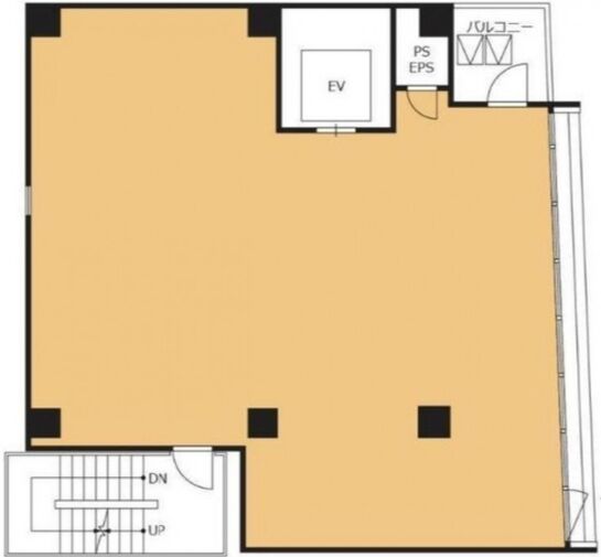 VORT銀座DDI（旧：コリエ銀座） 3階 平面図