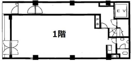 兜町第3ビル 1階 平面図