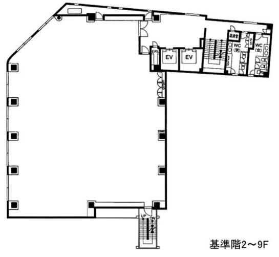 青山ファーストビル 6階 平面図