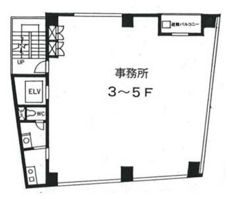 Will HAGIYA BUILDING（ウィル萩谷ビル） 5階 平面図