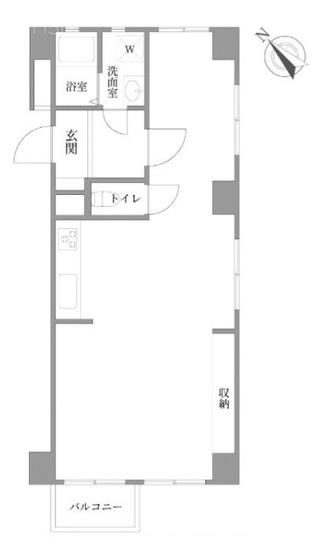 エクセレンス池袋 3階304 平面図
