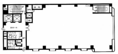 渋谷野村證券ビル 6階 平面図
