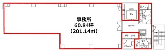 神保町NKビル 2階 平面図