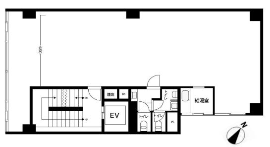 belle汐留 2階 平面図