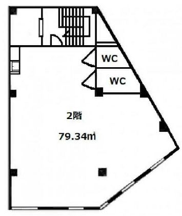 九段MSCビル 2階201 平面図